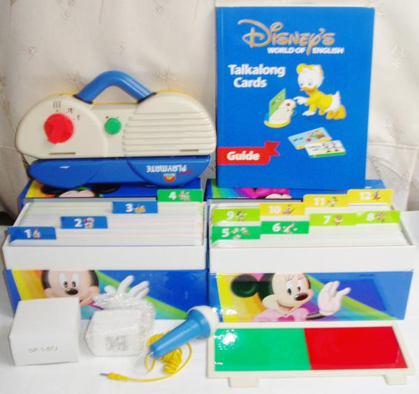 DWEディズニー英語 トークアロング 両面デジタル 美品 即決☆