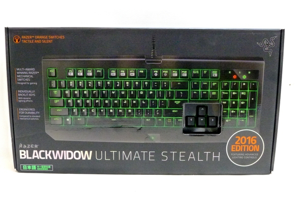 未使用 Razer BLACKWIDOW ULTIMATE STEALTH キーボードS2144134