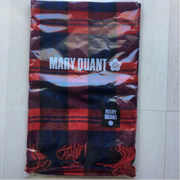 【新品】☆マリークワント ノベルティ チェック ストール