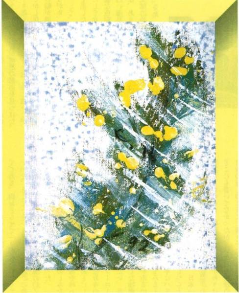 ◆西村計雄「花」オフセット複製・木製額付・即決◆_2