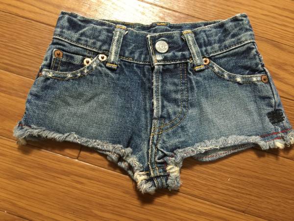 美品☆ヒスミニショーパン☆デニム☆110ヒステリックミニ