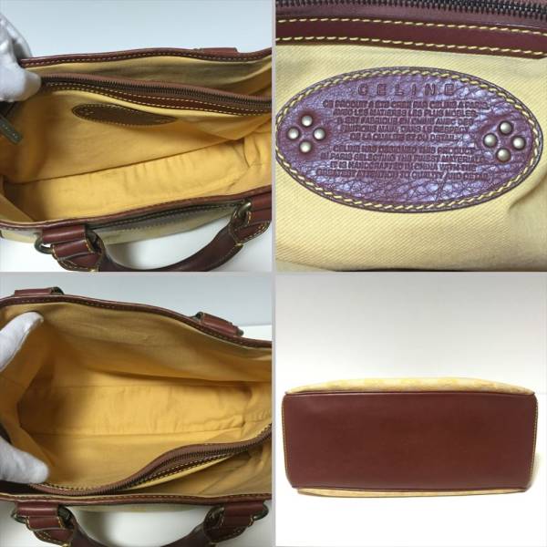 セリーヌ Celine バッグ ブギーバッグ キャンバス×レザー