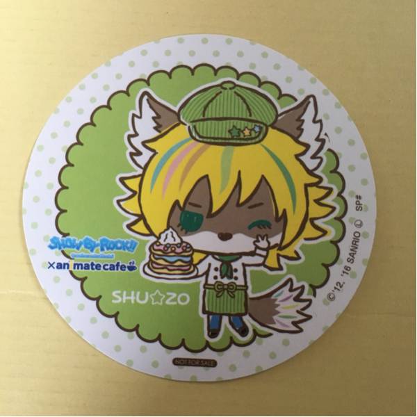 SHOW BY ROCK!! アニメイトカフェ コースター シュウゾー