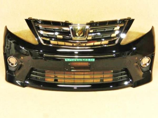 20 アルファード 後期 TypeGoldⅡ フロントバンパー 黒 新車外し アルファード 後期 TypeGoldⅡ