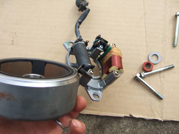 実働車外し NS50F AC08 ジェネレーター フライホイール 良 同梱OK KA68