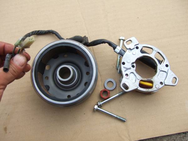 実働車外し NS50F AC08 ジェネレーター フライホイール 良 同梱OK KA68