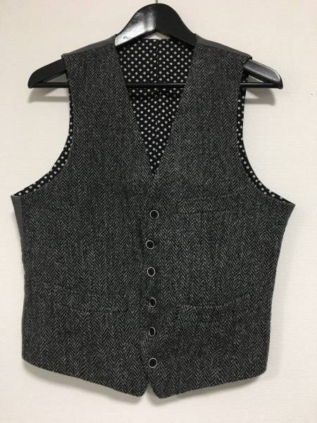 アントニオラヴェルダ スーツカンパニー Harris tweed地 ベストS