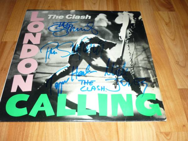 送料込 【The Clash ザ・クラッシュ】 直筆 サイン レコード 初期の