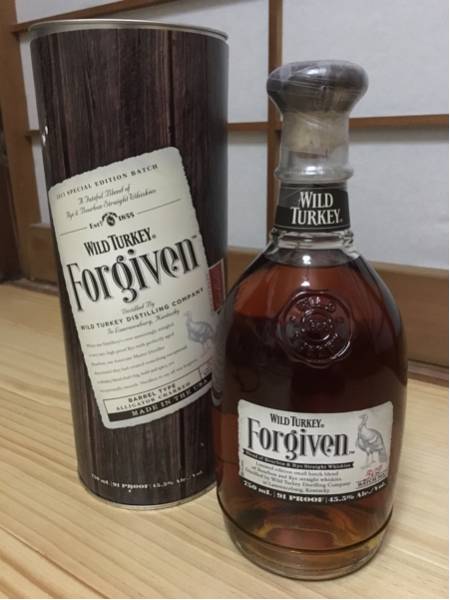 ワイルドターキーフォーギブン　バッチNo.302 WILD TURKEY（ワイルドターキー）フォーギブン バッチ No.302 箱付の