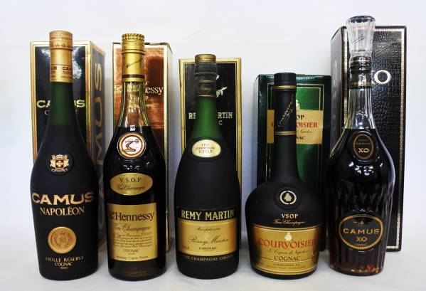 古酒/5本セット/レミーマルタン/クルボアジェ/ヘネシー/カミュ