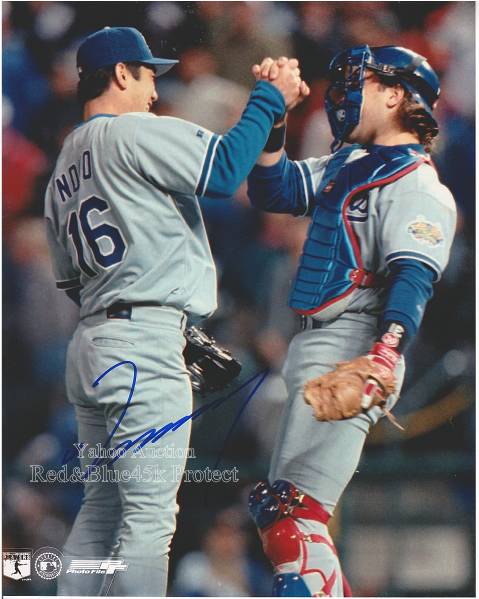 稀少! H.NOMO(野茂英雄)M.ピアザ 8×10 Photo/ NOMO直筆サイン入