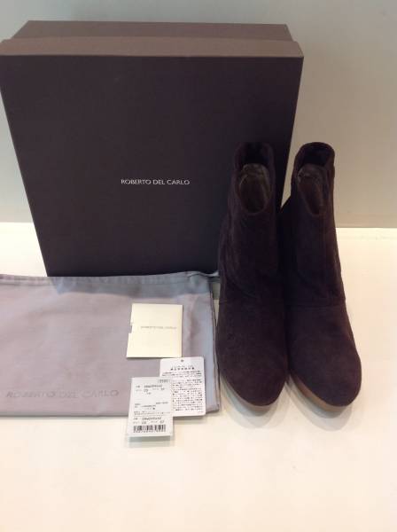 ●正規新品ROBERTO DEL CARLOロベルトデルカルブーティー37.0茶