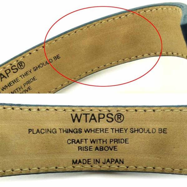 WTAPS 09AW SLAVE／BANGLE.FIELD.LTHRブレスレット