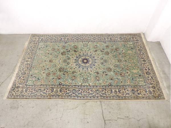 未使用タグ付き！高級 手織り ペルシャ絨毯 207×287cm 未使用タグ付き
