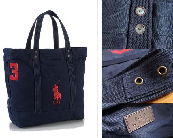 ビッグポニーが人気の秘密♪ ラルフローレン トートバッグ