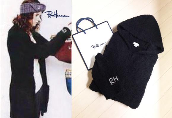 セレブ愛用 ロンハーマン別注 ベアフットドリームス パーカーS黒