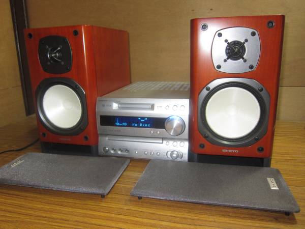 オーディオ機器 ONKYO FR-N9コンポ CD不良 MD良