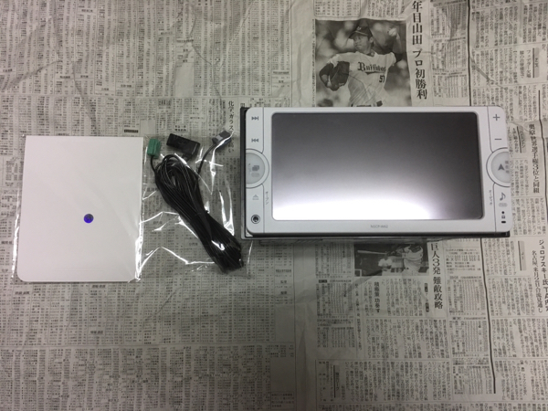トヨタ 純正 ナビ NSCP-W62 ワンセグ 動作確認済 新品アンテナ付