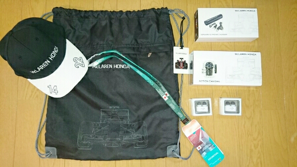 【送料出品者負担】マクラーレンホンダパドッククラブ限定グッズ