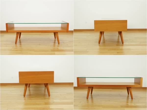 unico「ECCO⁄エッコ」ガラスセンターテーブル 【unico/ウニコ