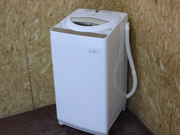 TOSHIBA 全自動洗濯機 5kg 東芝 縦型洗濯乾燥機 2016年製 軽度