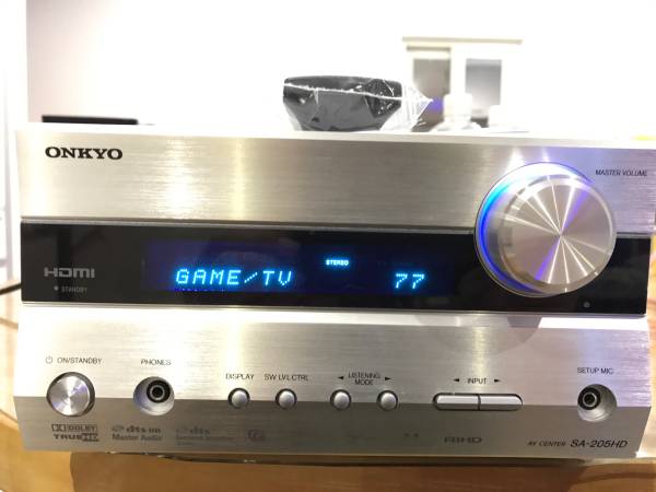 ONKYO 5.1ch対応 ホームシアターシステム SA-205HD リモコン付 ONKYO 5.1ch対応 ホームシアターシステム SA-205HD リモコン付