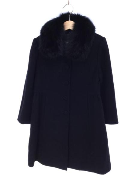 アルチザン カシミヤ混 コート 120cm/黒 ◆■ ヤフオク年末