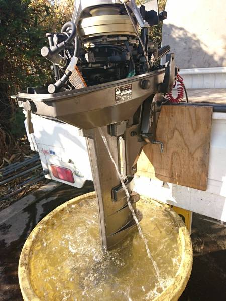 トーハツ 2スト 船外機 8馬力 3B2 L足 エンジン始動確認済