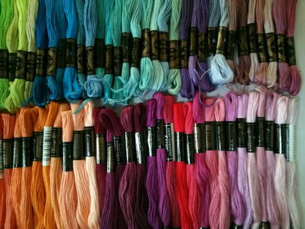 コスモ刺繍糸100色100本送料無料_3