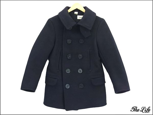fennica × バズリクソンズ 別注 13STARS ピーコート ビームス 即決】BUZZ RICKSON'S×fennica 13STARS Pコート36 紺 fennica
