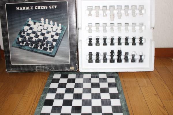 大 高級 大理石 マーブル ブラック ホワイト 16インチ　