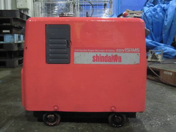B072 発電兼溶接機 SHINDAIWA EGW151MS 動作確認済/セル式
