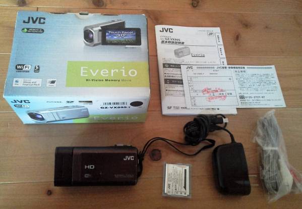 中古/JVC Everio GZ-VX895-T 総画素数1276万画素