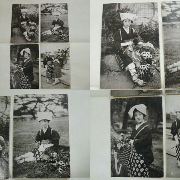 戦前花売り娘美人絵葉書生娘大原女白川女写真鎌煙管花魁 舞妓 絵葉書 売買されたオークション情報 Yahooの商品情報をアーカイブ公開 オークファン Aucfan Com