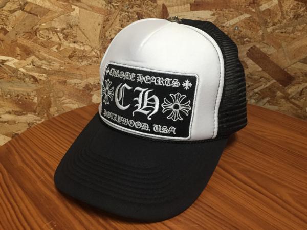 ○正規品chrome hearts クロムハーツ 黒　 トラッカー キャップ