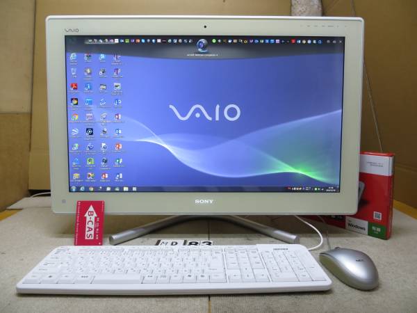 3波TV◆Sony 24型★高速 i7-2670/8GB/2TB◆Win7，Office★Blu-ray