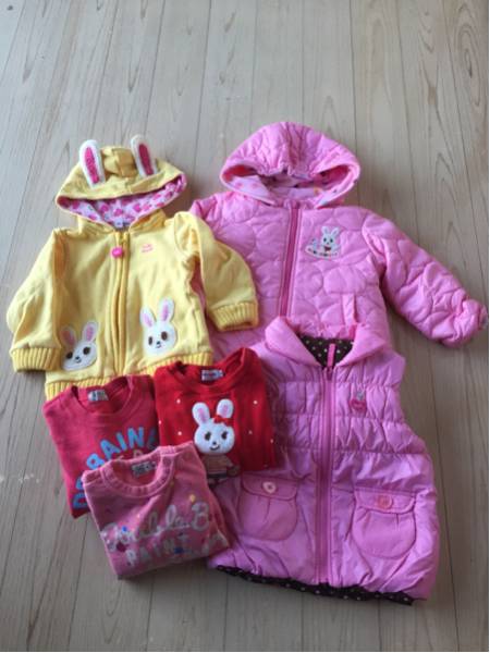 ミキハウス3wayジャンパー入り6点セット サイズ90福袋まとめ売り