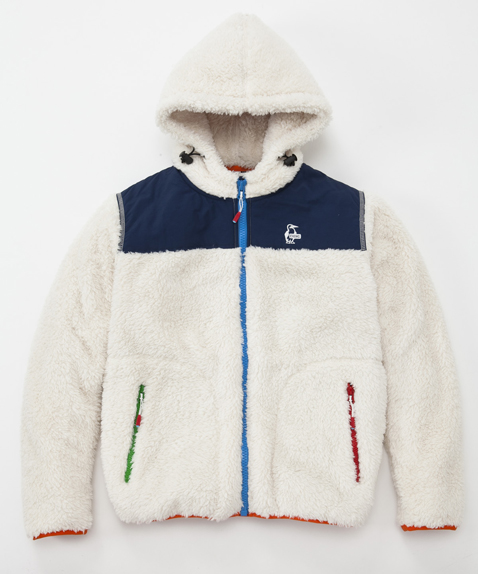 新品 CHUMS フリースエルモフーディー クラウド サイズS 未使用