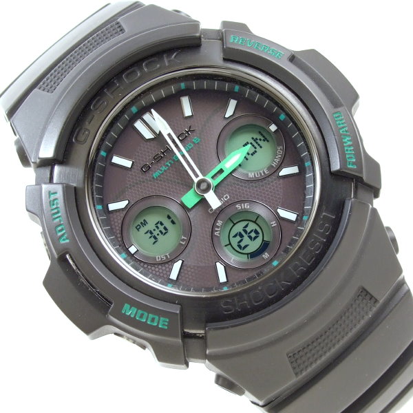 D14 デジアナ 電波 AWG-M100F タフソーラー Gショック