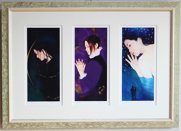 本物保証　平凡・陳淑芬 版画　万物　新品同様　美品です