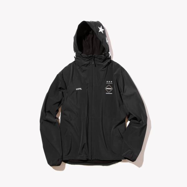 ウェア FCRB 16AW LYCRA BIG LOGO ZIP UP BLOUSON 16AW FCRB LYCRA BIG LOGO ZIP UP BLOUSON SET UP M