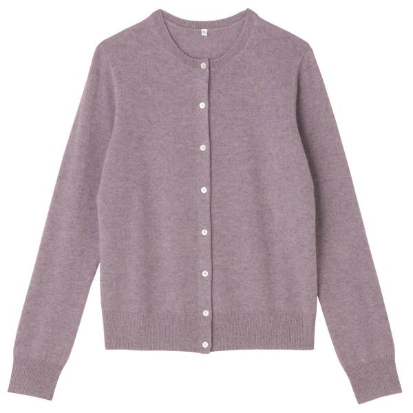 無印良品 カシミア クルーネックカーディガン 婦人 M 定価9980円