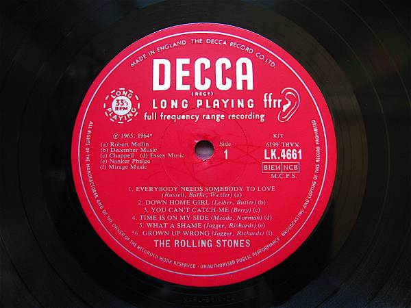 ★ROLLING STONES★ 【NO.2】UK ORIG MONO OPENDECCA レア