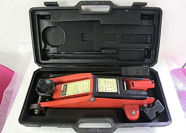 【Y8/S】中央自動車工業 フロアジャッキ 2トン FJ2000F 油圧