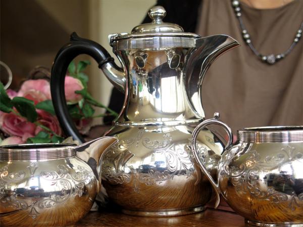 唐物 煎茶道具 中国古玩 買い出し品 香道家 古作 錫 寿水造 図替 彫刻