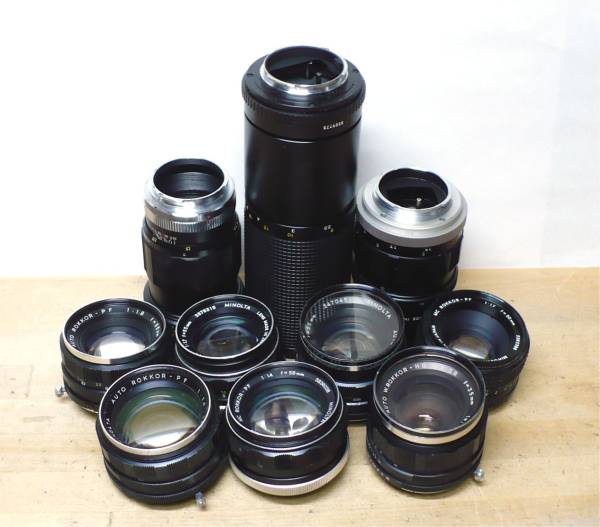 ☆ミノルタ(MINOLTA) 用◇ レンズまとめて 9本 ○いろいろ