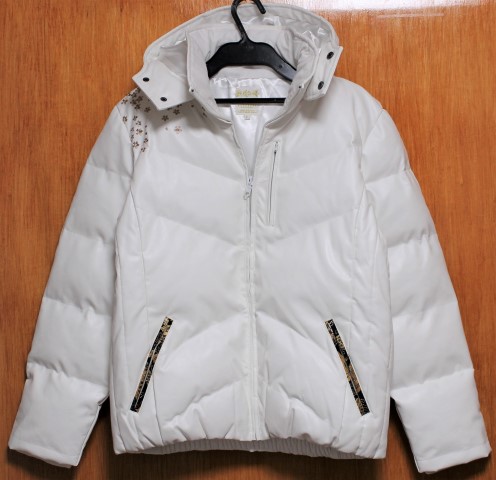 SALE！絡繰魂♪(L)切替中綿PUレザージャケット訳あり