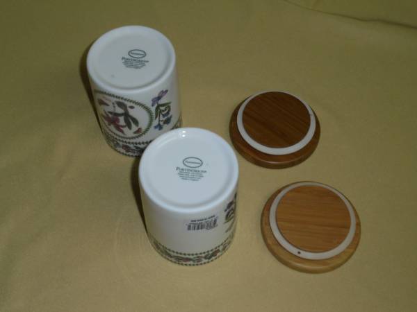 英国 ポートメリオン ボタニックガーデン 1818 キャニスター 木製 英国 ポートメリオン ボタニックガーデン 1818 キャニスター