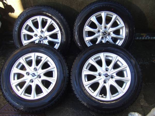 スタッドレスタイヤ＆アルミホイール175/70R14 4穴4本セット 14インチ