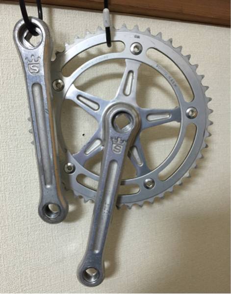 王冠 スギノ マイティ ピスト クランク SUGINO MIGHTY 171mm 希少・NJS